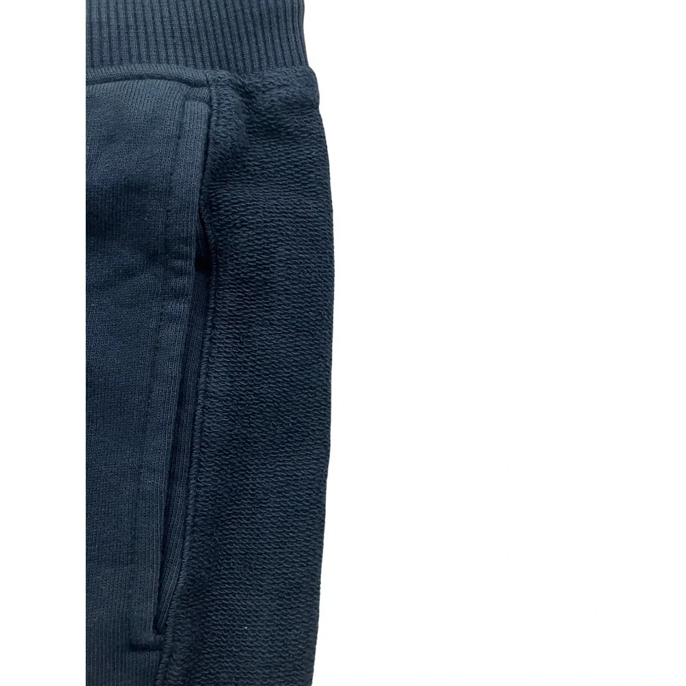 Scotch & Soda Amsterdam Men Navy Blue French Terry Jogger Sweatpants Side Stripe